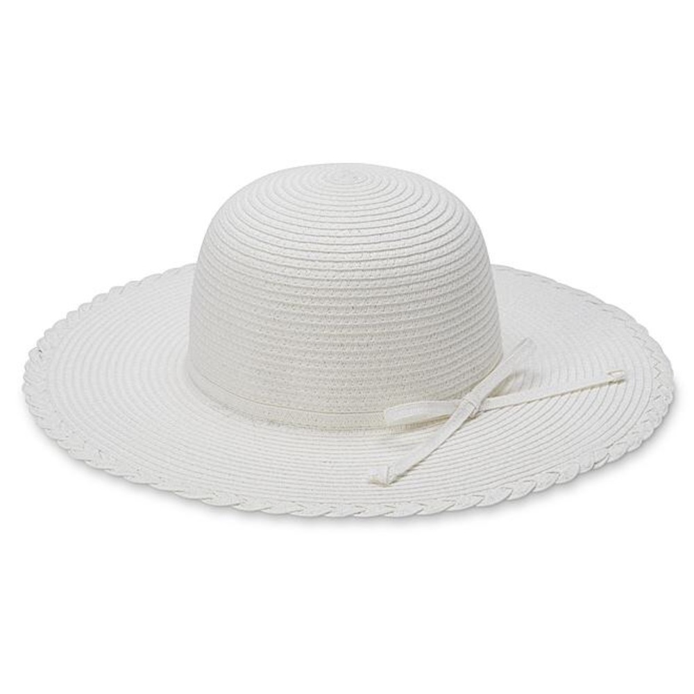 Basic additions women’s floppy hat WHITE